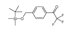 1-[4-[[[(1,1-Dimethylethyl)dimethylsilyl]oxy]Methyl]phenyl]-2,2,2-trifluoro-ethanone Structure