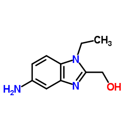 (5-Amino-1-ethyl-1H-benzimidazol-2-yl)methanol Structure