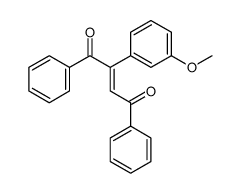 2-(3-methoxyphenyl)-1,4-diphenylbut-2-ene-1,4-dione结构式