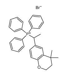 [1-(4,4-dimethyl-6-chromanyl)ethyl]triphenylphosphonium bromide Structure