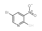 5-溴-3-硝基吡啶-2-硫醇结构式