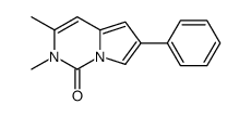 2,3-dimethyl-6-phenylpyrrolo[1,2-c]pyrimidin-1-one Structure