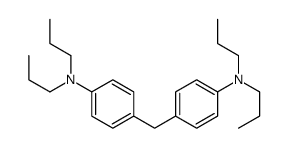 4-[[4-(dipropylamino)phenyl]methyl]-N,N-dipropylaniline Structure