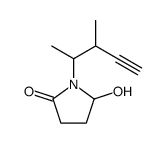 5-hydroxy-1-(3-methylpent-4-yn-2-yl)pyrrolidin-2-one Structure