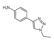 4-(1-ethyltriazol-4-yl)aniline Structure