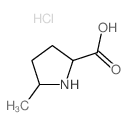 (2S)-5-甲基吡咯烷-2-羧酸结构式