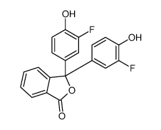3,3-bis(3-fluoro-4-hydroxyphenyl)-2-benzofuran-1-one Structure