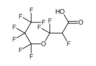 2,3,3-trifluoro-3-(1,1,2,2,3,3,3-heptafluoropropoxy)propanoic acid Structure