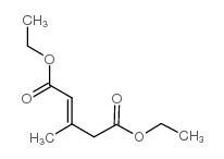 2-Pentenedioic acid,3-methyl-, 1,5-diethyl ester structure