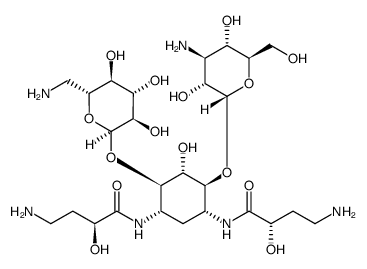 1,3-二-HABA卡那霉素A结构式
