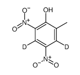 4,6-二硝基邻甲酚-D2结构式