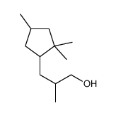 2-methyl-3-(2,2,4-trimethylcyclopentyl)propan-1-ol结构式