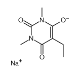 sodium 5-ethyl-1,3-dimethylbarbiturate结构式