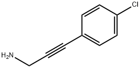 3-(4-氯苯基)丙-2-炔-1-胺结构式