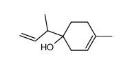4-methyl-1-(1-methyl-2-propenyl)-3-cyclohexen-1-ol结构式