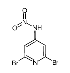 2,6-dibromopyridin-4-yl-N-nitroamine结构式