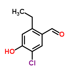 5-Chloro-2-ethyl-4-hydroxybenzaldehyde Structure