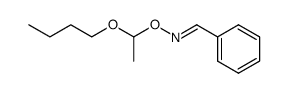 benzaldehyde O-(1-butoxyethyl)oxime结构式