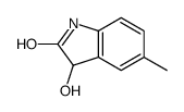 3-hydroxy-5-methyl-1,3-dihydroindol-2-one结构式
