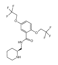 S-(+)-氟卡尼结构式