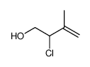 2-chloro-3-methylbut-3-en-1-ol Structure