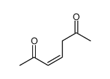 hept-3-ene-2,6-dione结构式