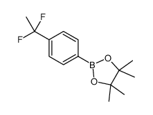 4-(1,1-Difluoroethyl)phenylboronic Acid Pinacol Ester Structure