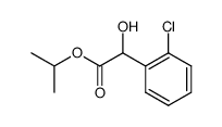 isopropyl 2-(2-chlorophenyl)-2-hydroxyacetate Structure