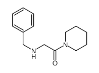 2-(benzylamino)-1-piperidin-1-ylethanone结构式