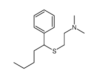 2-(alpha-Butylbenzylthio)-N,N-dimethylethylamine Structure