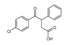 4-(4-chlorophenyl)-4-oxo-3-phenylbutanoic acid结构式