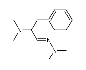 2-(Dimethylamino)-3-phenylpropanal-dimethylhydrazon结构式
