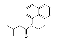 N-ethyl-3-methyl-N-naphthalen-1-ylbutanamide Structure
