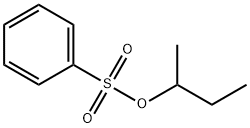 Benzenesulfonic acid, 1-Methylpropyl ester结构式