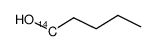 pentanol-n, [1-14c] Structure