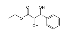 (2S,3R)-(+)-ethyl-2,3-dihydroxy-3-phenylpropionate结构式