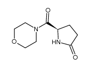 (R)-5-(morpholine-4-carbonyl)pyrrolidin-2-one结构式