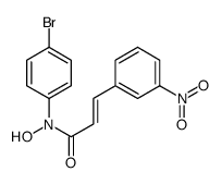 N-(4-bromophenyl)-N-hydroxy-3-(3-nitrophenyl)prop-2-enamide Structure