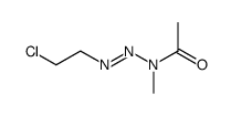 1-(2-chloroethyl)-3-methyl-3-acetyltriazene结构式