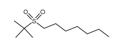 t-butyl n-heptyl sulfone结构式