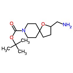 2-(氨基甲基)-1-噁-8-氮杂螺[4.5]癸烷-8-羧酸叔丁酯图片
