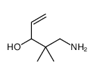 5-amino-4,4-dimethylpent-1-en-3-ol结构式