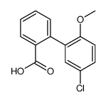 2-(5-chloro-2-methoxyphenyl)benzoic acid Structure
