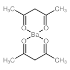 2,4-Pentanedione,ion(1-), barium (2:1) Structure