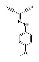 2-[(4-methoxyphenyl)hydrazinylidene]propanedinitrile Structure