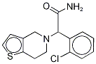 [2H4]-氯吡格雷酰胺结构式