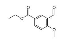ethyl 3-formyl-4-methoxybenzoate结构式