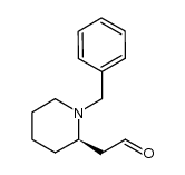 (R)-2-[N(1)-benzylpiperidin-2-yl]ethanal结构式