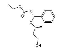 (R)-ethyl 3-(((S)-4-hydroxybutan-2-yl)oxy)-3-phenylpropanoate Structure