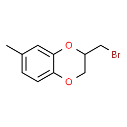 2-(Bromomethyl)-7-methyl-2,3-dihydrobenzo[b][1,4]dioxine结构式